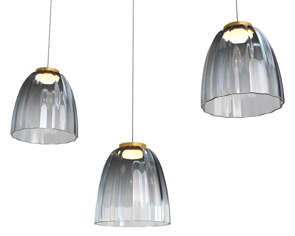 ZÁVĚSNÉ LED SVÍTIDLO, 90/22/150 cm - Závěsná LED svítidla
