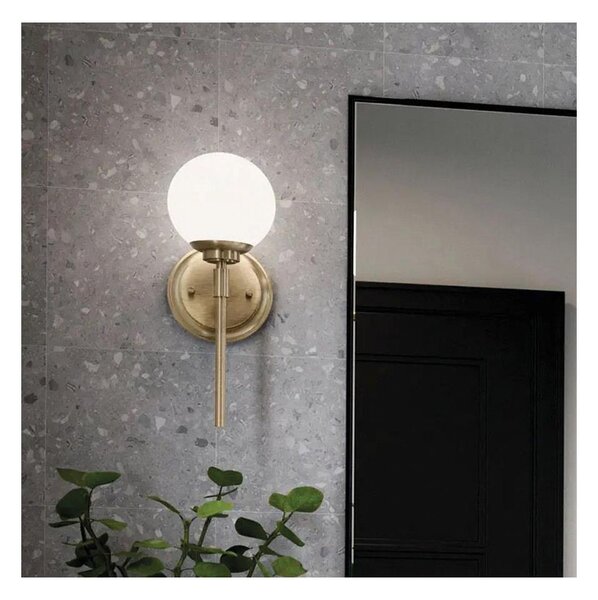 Kichler KL-BENNO1-CPZ - LED Koupelnové svítidlo BENNO 1xG9/3W/230V IP44 mosaz