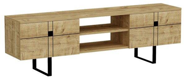 NÍZKÁ KOMODA, barvy dubu, 160/50/35 cm Livetastic - Online Only TV příslušenství, Online Only