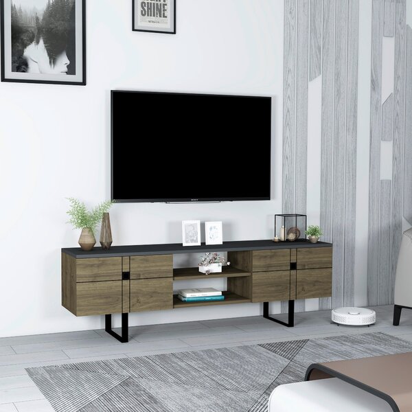 NÍZKÁ KOMODA, tmavý dub, 160/50/35 cm Livetastic - Online Only TV příslušenství, Online Only