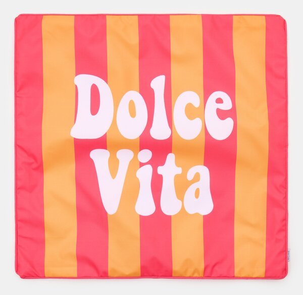 Sinsay - Povlak na polštář s nápisem „Dolce Vita” - vícebarevná