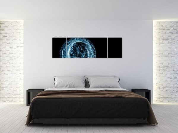 Obraz ledové kapky (170x50 cm)