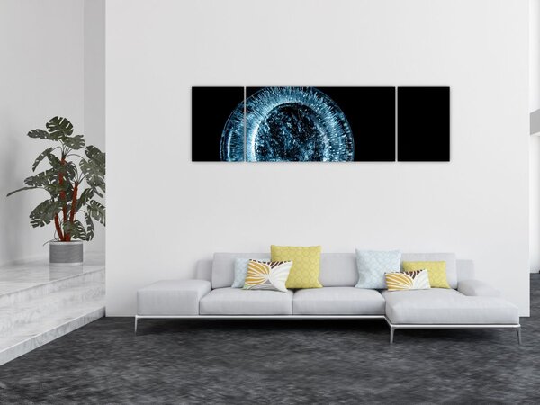Obraz ledové kapky (170x50 cm)
