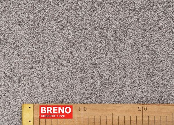 Breno Metrážový koberec ROXAS 49 světle hnědý, šíře 400 cm, Hnědá