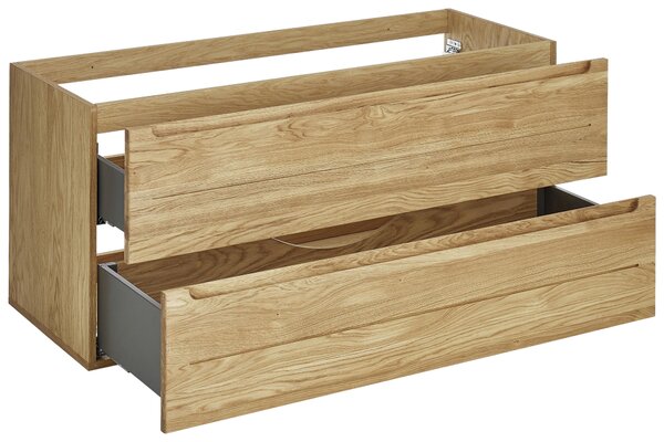SKŘÍŇKA POD UMYVADLO, barvy dubu, barvy dubu, 120/54/46 cm Linea Natura - Koupelnové série, Online Only