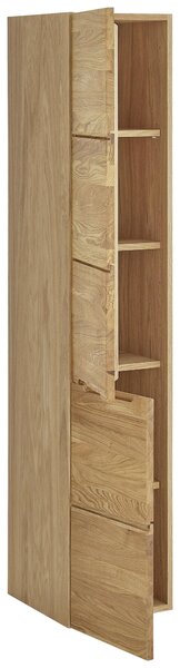 VYSOKÁ SKŘÍŇ, barvy dubu, barvy dubu, 30/150/35 cm Linea Natura - Koupelnové série, Online Only