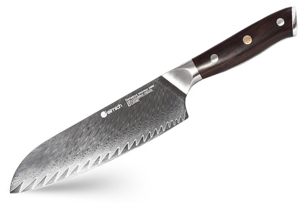 Elmich Santoku nůž z damaškové oceli 18 cm