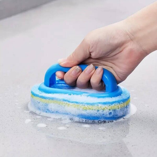 Houbička na úklid s rukojetí