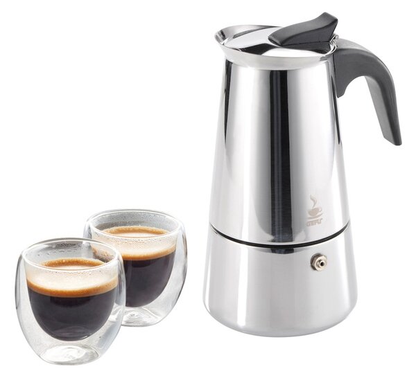 Sada Kávovar EMILIO + 2 sklenice na espresso - GEFU