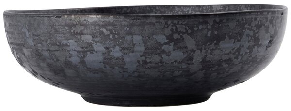 House Doctor Černá kameninová miska Pion 22 cm