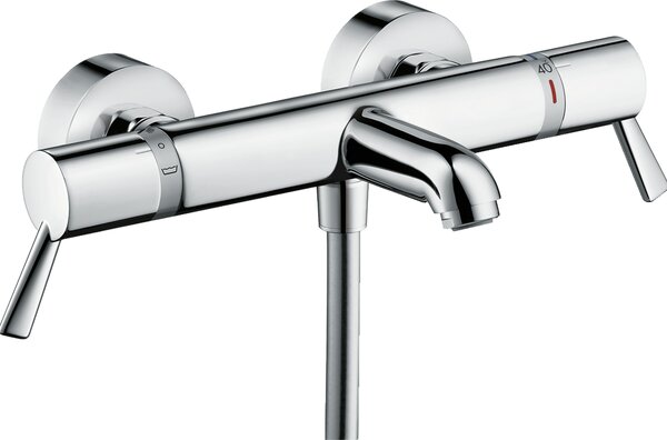 Hansgrohe Ecostat Comfort - Termostatická vanová baterie Care, prodloužené rukojeti, chrom 13115000