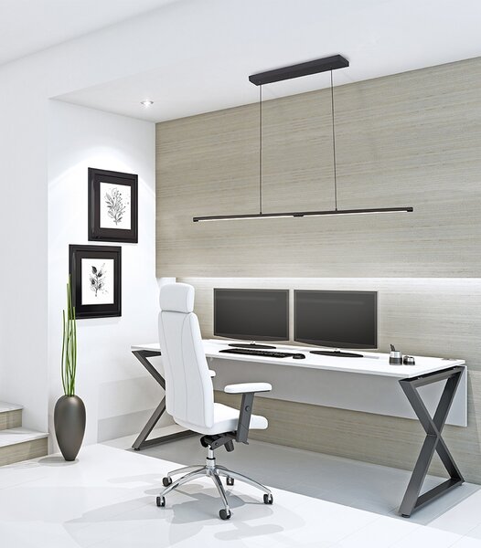 Mantra 6825 Torch, bílé závěsné lineární svítidlo LED 21W 3000K, šířka 110cm