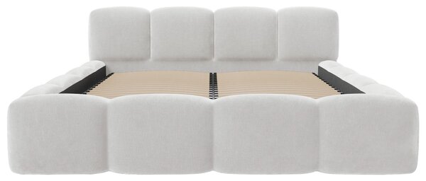 ČALOUNĚNÁ POSTEL, 140/200 cm, bílá Carryhome - Postele s úložným prostorem, Online Only