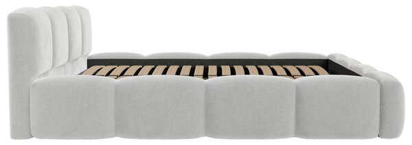 ČALOUNĚNÁ POSTEL, 140/200 cm, bílá Carryhome - Postele s úložným prostorem, Online Only