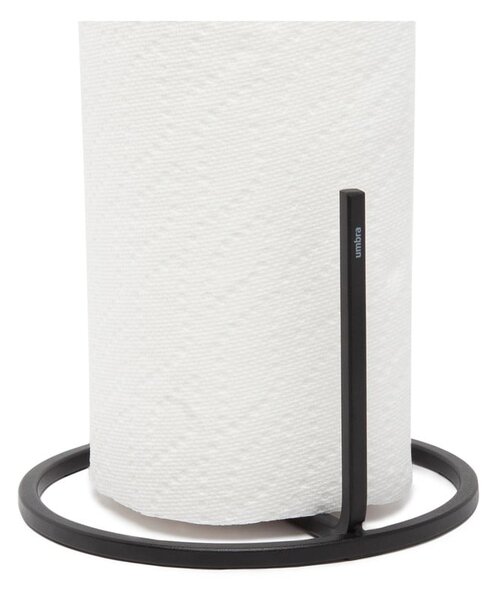 Černý ocelový držák na kuchyňské utěrky ø 17 cm Squire – Umbra
