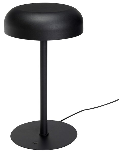 Černá kovová stolní LED lampa Hübsch Velo