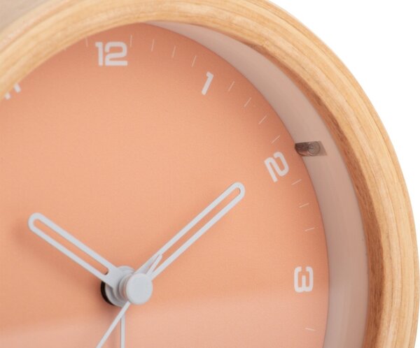 -25 % Dny MOMENTI– Present time Oranžový dřevěný budík Mitis