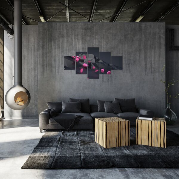 Obraz 3D abstrakce (125x70 cm)