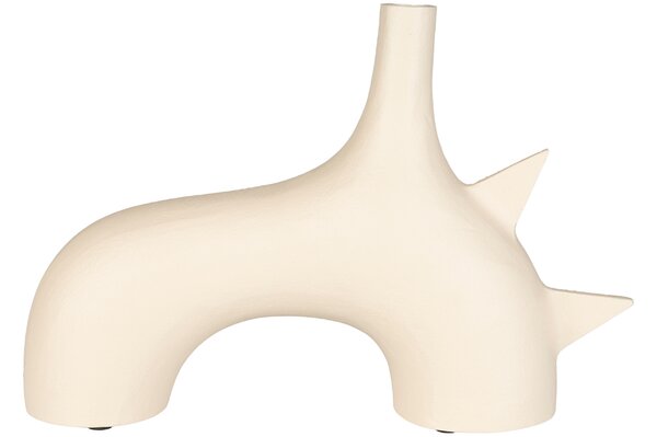 Béžová hliníková váza ZUIVER STING 24 cm