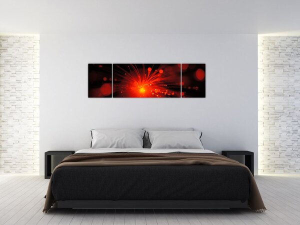 Obraz jiskření abstrakce (170x50 cm)