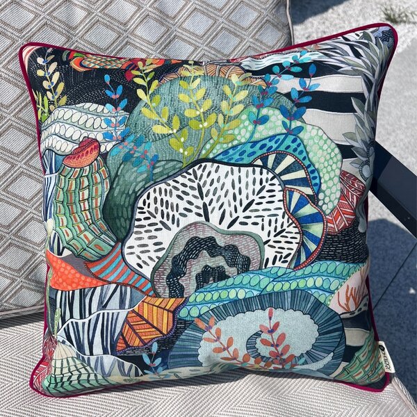 BOHOLOGY Barevný venkovní povlak na polštář Marine 45 x 45 cm