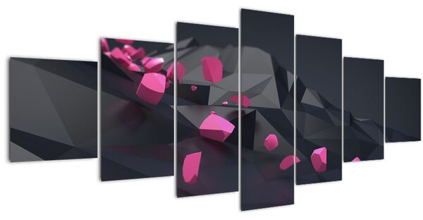 Obraz 3D abstrakce (210x100 cm)