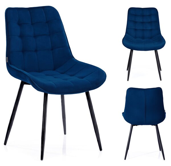 HOMEDE Židle Algate tmavě modrá