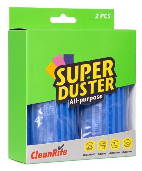 SUPER DUSTER univerzální houbička na prach 2ks 11,5x5,5cm