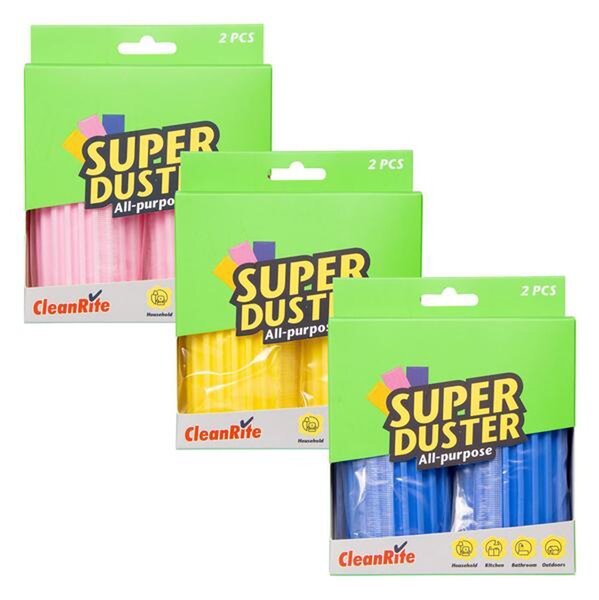 SUPER DUSTER univerzální houbička na prach 2ks 11,5x5,5cm