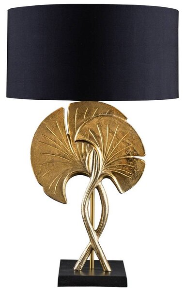 Designová stolní lampa Rashid 62 cm černo-zlatá