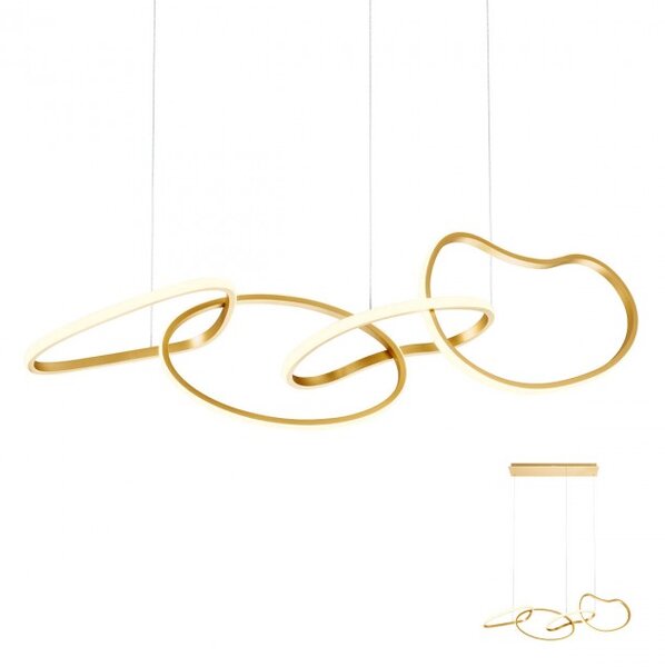 Redo Závěsné LED svítidlo Bias, délka 120cm Barva: Bílá