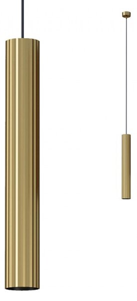 Redo Závěsné svítidlo Delphi ø 7 cm, v. 50 cm Barva: Černá