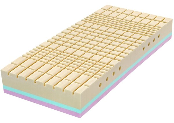 Tropico Ortopedická matrace Tropico SUPER FOX CLOUD - 90x200 cm | 24 cm | WELLNESS (s masážní profilací)
