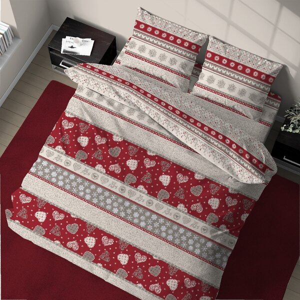 Gipetex Natural Dream Italské povlečení bavlna LUX Corvara - 140x220 / 70x90 cm
