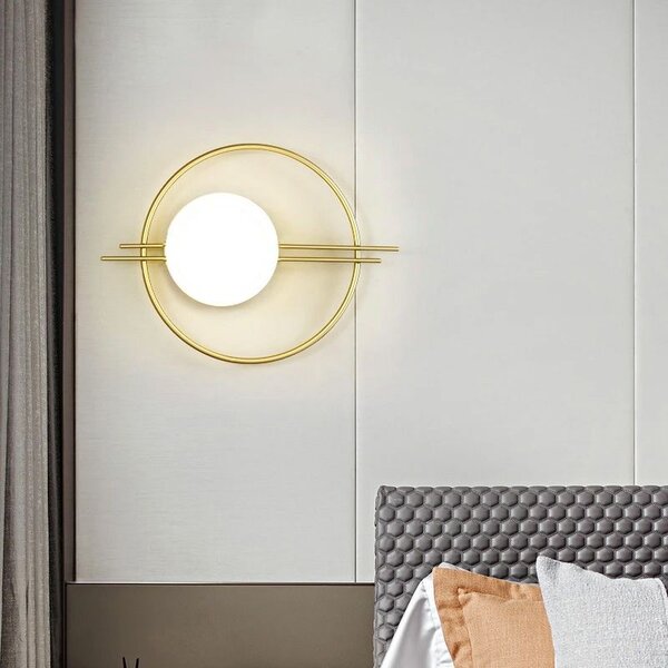 Toolight Toolight, LED nástěnné svítidlo 50cm APP1390-CW, zlatá, OSW-05052