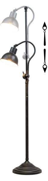 Stojací lampa na čtení WINONA Barva: stříbrná