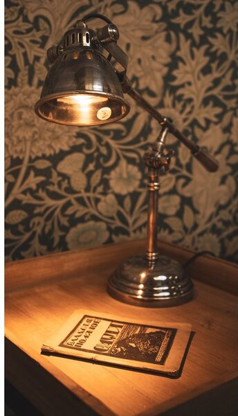 Stolní lampa OLIVIER Barva: stříbrná