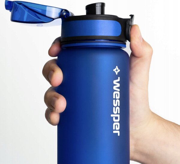 Láhev na pití Tritan modrá 1000ml Wessper