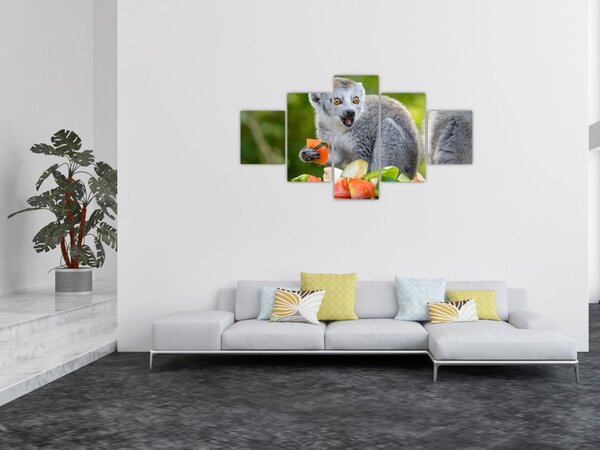 Obraz lemura (125x70 cm)