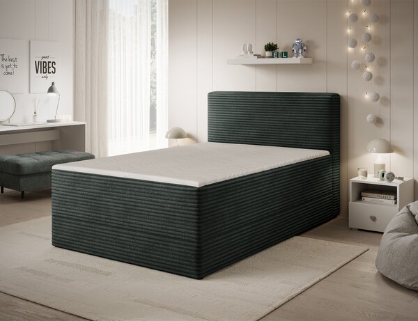 Eltap Kontinentální postel Alamito s úložným prostorem Materiál a barva potahu: Modullo 04 - šedá, Rozměr: 120x200