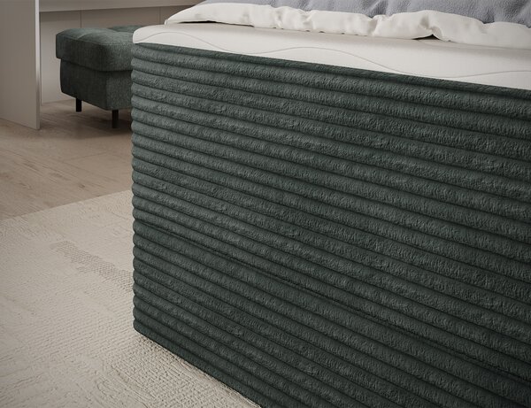 Eltap Kontinentální postel Alamito s úložným prostorem Materiál a barva potahu: Modullo 04 - šedá, Rozměr: 120x200