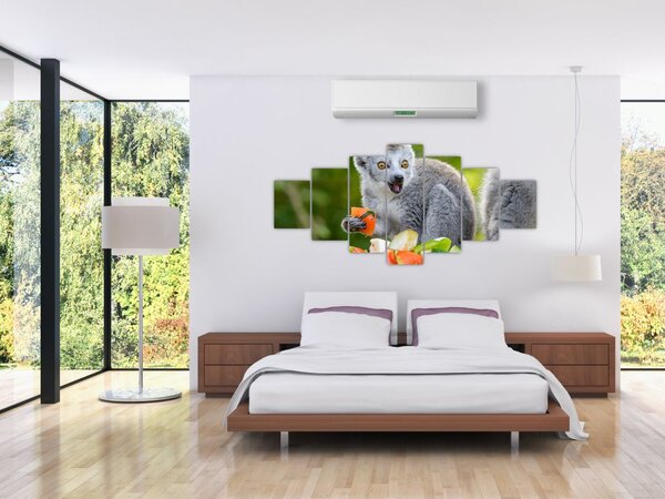 Obraz lemura (210x100 cm)