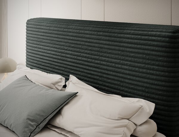 Eltap Kontinentální postel Alamito s úložným prostorem Materiál a barva potahu: Modullo 04 - šedá, Rozměr: 120x200