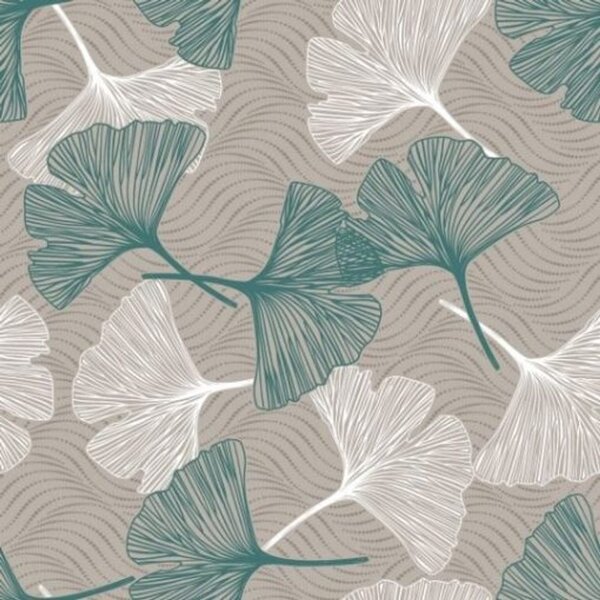 Gipetex Natural Dream Italské povlečení 100% bavlna Ginko Verde - 220x200 / 2x70x90 cm