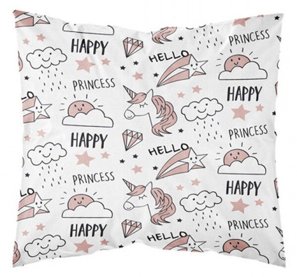 TODAY KIDS povlečení mikrovlákno Happy Unicorn 140x200/63x63 cm