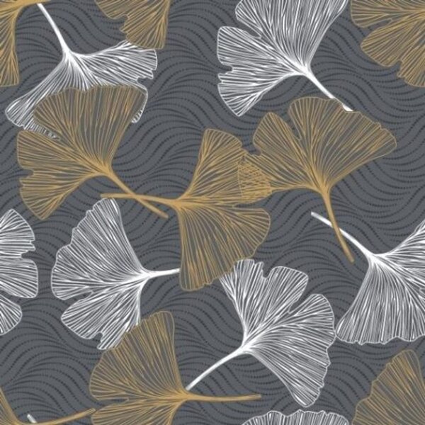 Gipetex Natural Dream Italské povlečení 100% bavlna Ginko Giallo - 140x220 / 70x90 cm