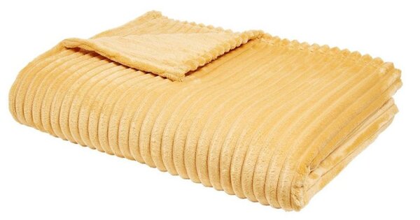 TODAY pléd Ribbed 150x200 cm Ocre