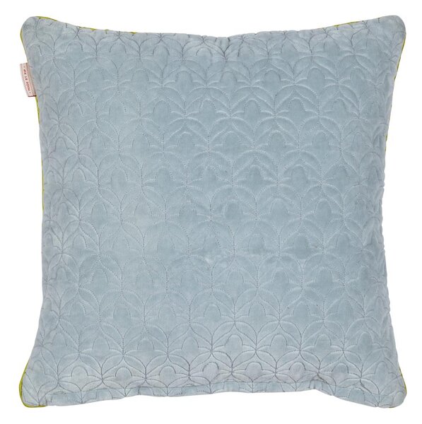 Pip Studio Quilty Dreams polštář 45x45cm, modro-zelený