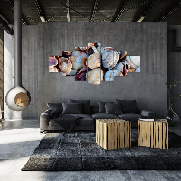 Obraz mušlí (210x100 cm)