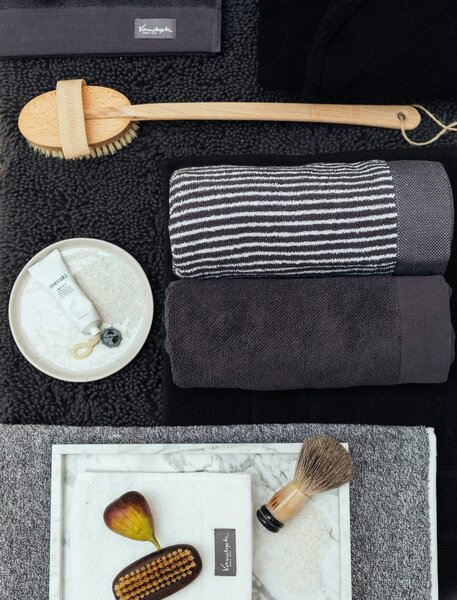 Vandyck Ručník Home UNI Off Black - 30x50 cm